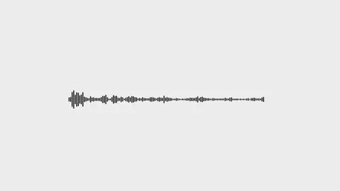Audio bar, spectrum form white video footage of audio visualizer. Stock Footage 311404488