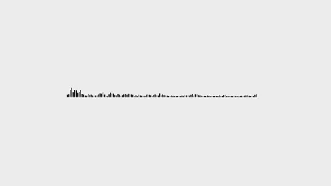 Audio bar, spectrum form white video footage of audio visualizer. Stock Footage 311404511