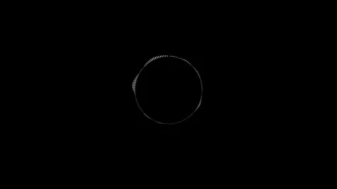 Audio bar, spectrum form white video footage of audio visualizer. Stock Footage 311404524