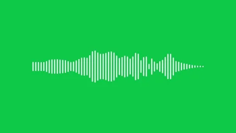 Audio bar, spectrum form white video footage of audio visualizer. Video stock 311404699