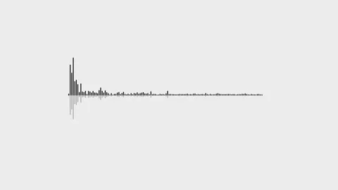 Audio bar, spectrum form white video footage of audio visualizer. Video stock 311404785