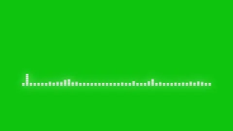 Audio bar, spectrum form white video footage of audio visualizer. Video stock 311405065