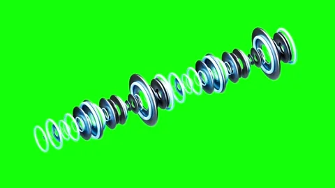 Audio bar, spectrum form white video footage of audio visualizer. Video stock 311405161