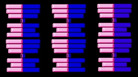 Audio bars background video Stock Footage 72658917