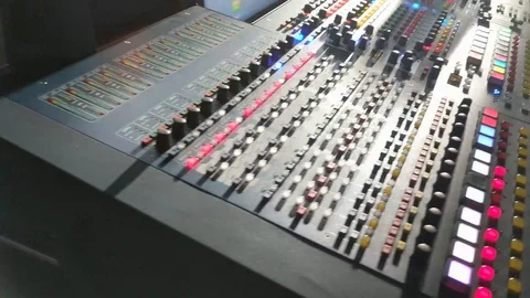 Audio Board Flyover 1 Stock Footage 107531584