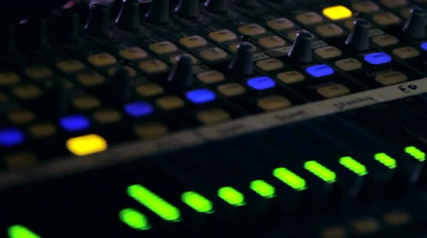 Audio Board Stock Footage 32420059