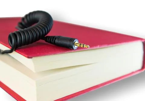 Audio book concept Stock Photos