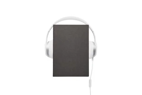 Audio book concept. Stock Photos