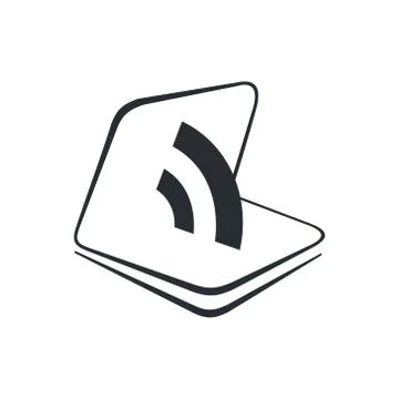 Audio book sign Stock Illustration