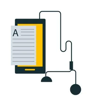 Audio books concept vector illustration Stock Illustration
