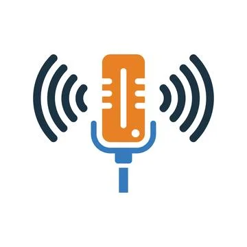 Audio, broadcast icon. Stock Illustration