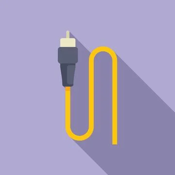 Audio cable connecting using plug and play technology Stock Illustration