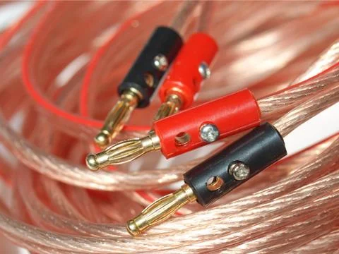 Audio cable Foto stock