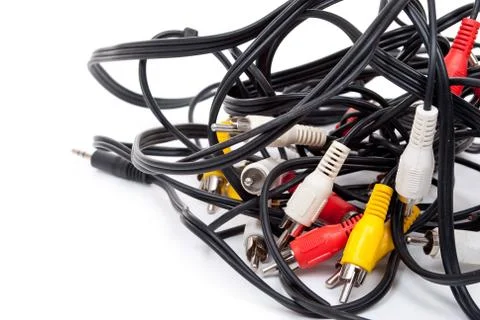 Audio cables Stock Photos