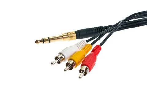 Audio cables Stock Photos