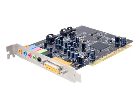 Audio card Stock Photos