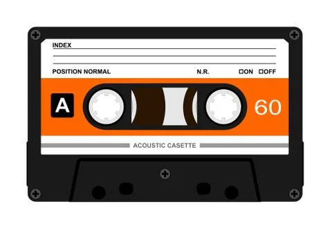 Audio Casette Stock Illustration