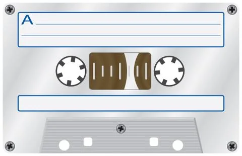 Audio cassete. Stock Illustration