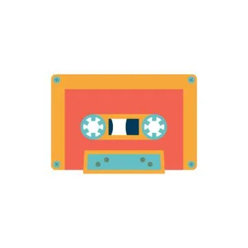 Audio cassete. Stock Illustration