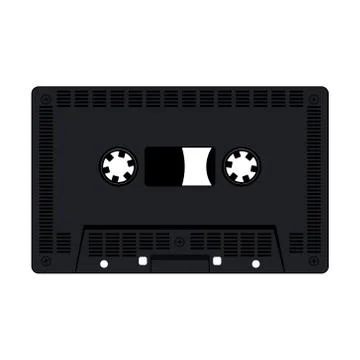 Audio cassette 3 Stock Illustration