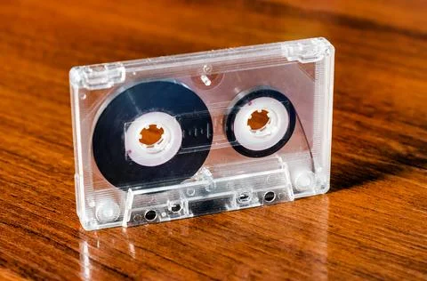 Audio Cassette closeup Foto stock