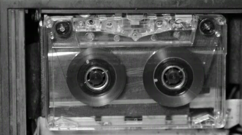 Audio Cassette Stock Footage 544369