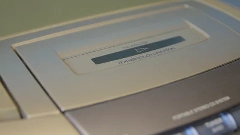 The audio cassette Stock Footage 99201578