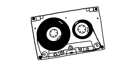 Audio cassette Stock Footage 170775073