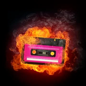 Audio Cassette Stock Illustration
