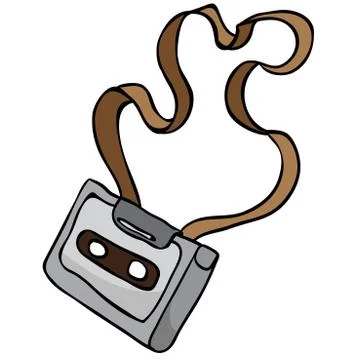 Audio cassette Stock Illustration