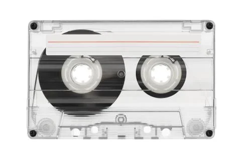 Audio cassette with label Stock Photos