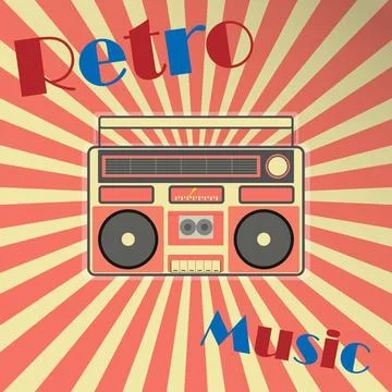 Audio cassette playe Stock Illustration