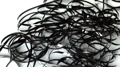 Audio cassette tape Stock-Footage 44638860