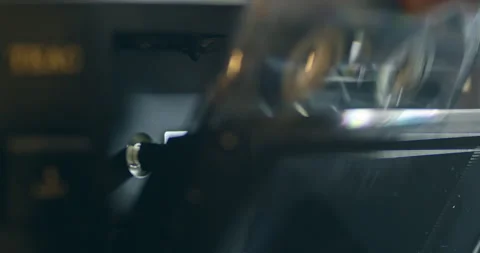 Audio Cassette Tape Machine. Insert Tape, Play, Stop, Rewind, Play, Eject Tape. Stock Footage 167531394