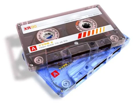 Audio cassettes Illustrazione stock