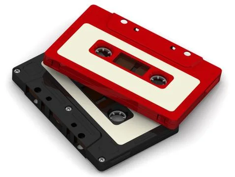 Audio cassettes 스톡 일러스트