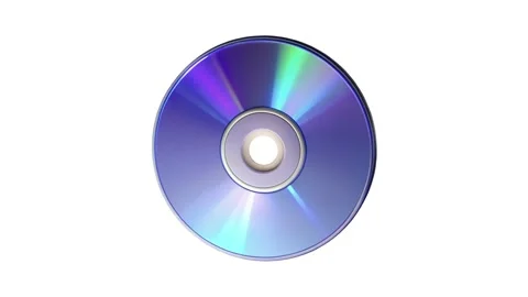 Audio CD Rotation Animation. Video stock 336629773