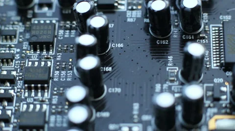 Audio Circuit Boards 12 Stock Footage 42940674