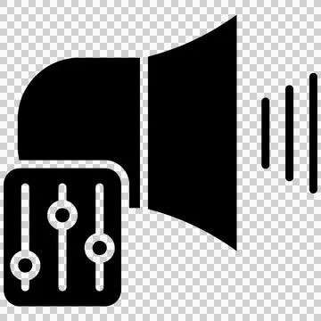 Audio configuration Stock Illustration
