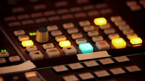 Audio console controls 스톡 동영상 47450424