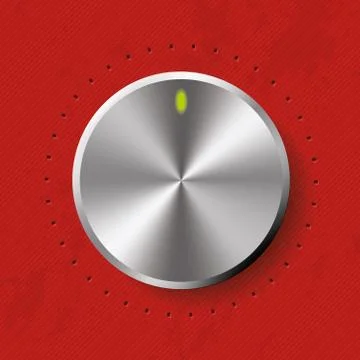 Audio control, red background Stock Illustration