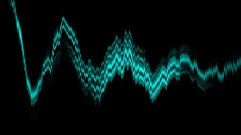 Audio digital equalizer technology, pulse musical. Abstract of sound wave. St Stock Illustration