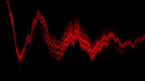 Audio digital equalizer technology, pulse musical. Abstract of sound wave. St Stock Illustration