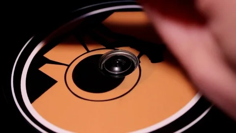 Audio Disc Player Video stock 104396015