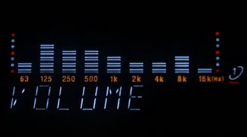 Audio display eq ecu acoustic aux Stock Footage 18008306
