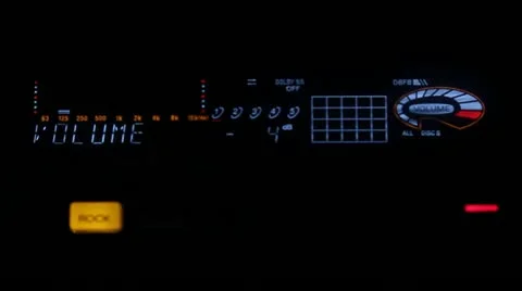 Audio display eq volume going up and down 動画素材 20435292