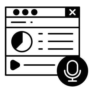 Audio Dualtone Icon Stock Illustration
