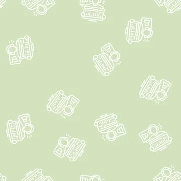 Audio editor line seamless pattern Stock Illustration