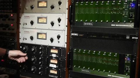 Audio Engineer 2 Stock Footage 46522389