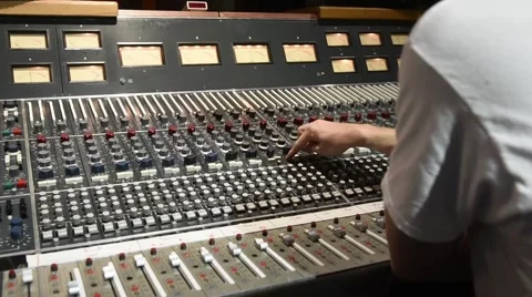 Audio Engineer 3 Stock Footage 47253398